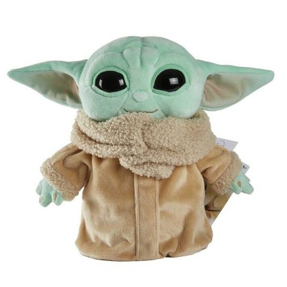 Star Wars Mandalorian The Child Baby Yoda Plush Toy, 8-in Small Figure Adorable! - Picture 1 of 11